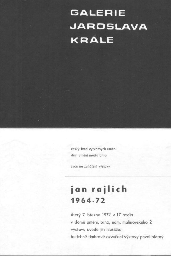 z archivu Jany Vránové